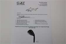 Greg Norman's Personal Used Jack Nicklaus MacGregor Tour Forged Sand Wedge with Lead Tape