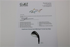 Greg Norman's Personal Used COBRA King F7 Pwrshell Gap Wedge