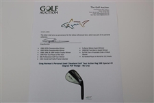 Greg Norman's Personal Used Cleveland Golf Tour Action Reg 588 Special 49 Degree PSP Wedge - No Grip