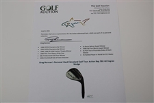 Greg Norman's Personal Used Cleveland Golf Tour Action Reg 588 60 Degree Wedge