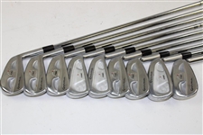 Greg Norman's Personal Used Set of TaylorMade rac Coin Forged Irons 2-PW