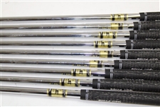 Greg Norman's Personal Used Set of TaylorMade rac Coin Forged Irons 2-PW