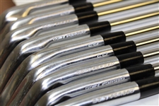 Greg Norman's Personal Used Set of TaylorMade rac Coin Forged Irons 2-PW