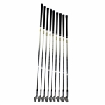 Greg Norman's Personal Used Set of TaylorMade rac Coin Forged Irons 2-PW