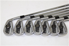 Greg Norman's Personal Used Set of TaylorMade Forged MC Tour Preferred Irons 3-9
