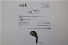 Greg Norman's Personal Used MacGregor VIP Tourney 'GN' 57 Degree Wedge