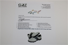 Greg Norman's Personal Worn Adidas Tour360 LTD 3D Fit Foam Golf Shoes