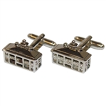Masters Tournament Clubhouse Silver Cuff Links in Original Box - Made in Italy
