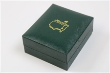 Masters Tournament Silk Lt Blue Logo Cuff Links in Original Box - Made in Italy
