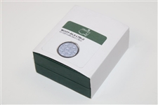 Masters Tournament Silk Lt Blue Logo Cuff Links in Original Box - Made in Italy