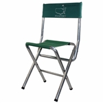 Classic Undated Masters Tournament Aluminum Green Cloth Folding Chair Seat