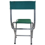 Classic Undated Masters Tournament Aluminum Green Cloth Folding Chair Seat