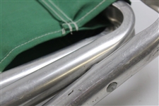 Classic Undated Masters Tournament Aluminum Green Cloth Folding Chair Seat