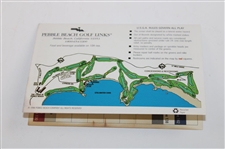 Jim Furyk Signed Pebble Beach Golf Links Official Scorecard JSA ALOA