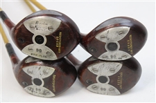 Kroydon Cusotm Built Registered Set of Stif-Flex Hatch Face 1, 2, 3 & 4-Wood Golf Clubs