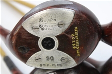 Kroydon Cusotm Built Registered Set of Stif-Flex Hatch Face 1, 2, 3 & 4-Wood Golf Clubs
