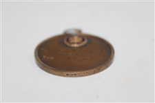 1921 Rotary International 5th District Golf Association Team Low Net Score Medal Won by R.W. Langford