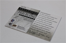 Upperdeck Artifacts Hole In One Remnants Francesco Molinari Golf Card