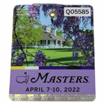 2022 Masters Tournament SERIES Badge #Q05585- Scottie Scheffler Winner