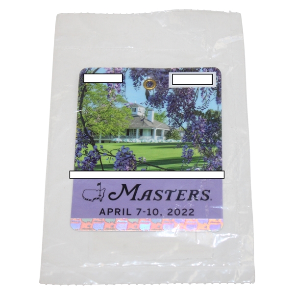 2022 Masters Tournament SERIES Badge in Original Unopened Packaging - Scottie Scheffler Winner