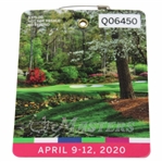 2020 Masters Tournament SERIES Badge #Q06450 - Dustin Johnson Winner