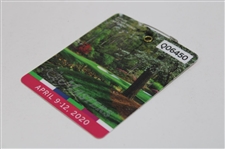 2020 Masters Tournament SERIES Badge #Q06450 - Dustin Johnson Winner