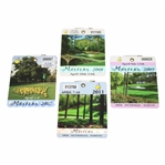 2007, 2008, 2009 & 2011 Masters Tournament SERIES Badges - Johnson/Immelman/Cabrera/Schwartzel