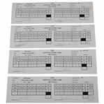Zoeller, Sutton & Six Others Signed 1998 MCI Classic Used Scorecards