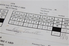 Zoeller, Sutton & Six Others Signed 1998 MCI Classic Used Scorecards