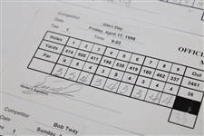 Zoeller, Sutton & Six Others Signed 1998 MCI Classic Used Scorecards
