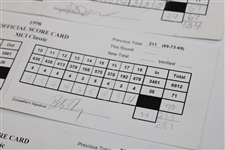 Zoeller, Sutton & Six Others Signed 1998 MCI Classic Used Scorecards