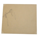 Big 3' Palmer, Nicklaus & Player Signed Cut JSA ALOA
