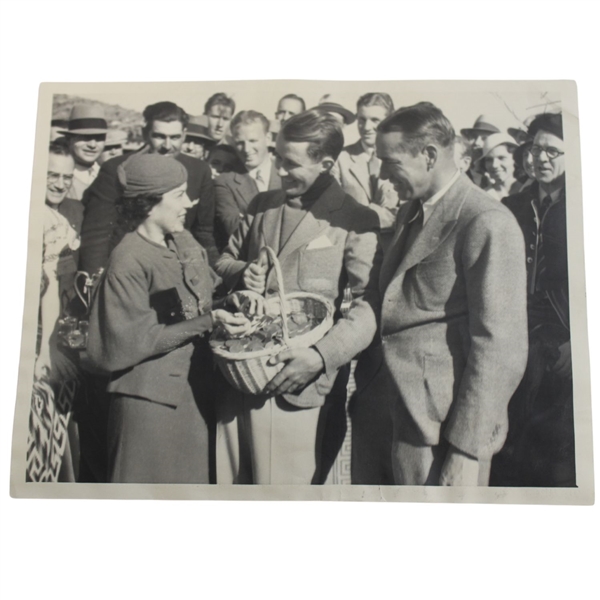 1933 Paul Runyan Wins Agua Caliente Open Tournament Press Photo - 1/14/33