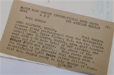 1933 Paul Runyan Wins Agua Caliente Open Tournament Press Photo - 1/14/33