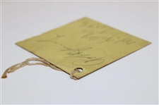 Bobby Jones Signed 1931 Miami Valley Golf Club Exhibition Match Ticket JSA #ZZ01217