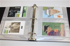 Fifty (50) Assorted PGA Course Postcards in Binder