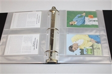 Fifty (50) Assorted PGA Course Postcards in Binder