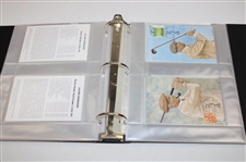Fifty (50) Assorted PGA Course Postcards in Binder
