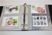Fifty (50) Assorted PGA Course Postcards in Binder