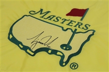 Tiger Woods Signed 1997 Masters Embroidered Flag JSA ALOA