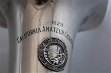 1929 California State Amateur Championship at Pebble Beach Runner-Up Trophy to FC Stevens