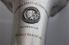 1929 California State Amateur Championship at Pebble Beach Runner-Up Trophy to FC Stevens