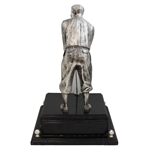 Large Bobby Jones Figural Golf Trophy On Wooden Base