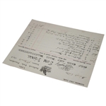 1897-98 Invoice From Tom Hogg Of Richmond Golf Club.