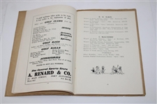 1934 South African Open & Amateur Golf Championship Official Program