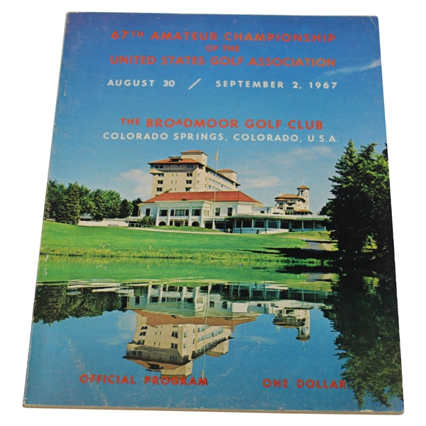 1967 US Amateur Championship Program The Broadmoor Golf Club 