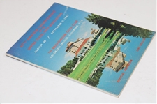 1967 US Amateur Championship Program The Broadmoor Golf Club 