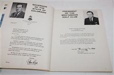 1967 US Amateur Championship Program The Broadmoor Golf Club 