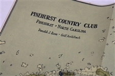 c.1920 Pinehurst Country Club Courses Layout  Map