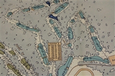 c.1920 Pinehurst Country Club Courses Layout  Map